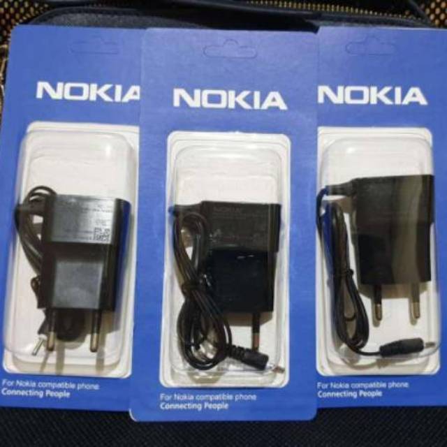 CHARGER/CASAN NOKIA TUSUK KECIL ORIGINAL 99.99% PACKING PRRSS