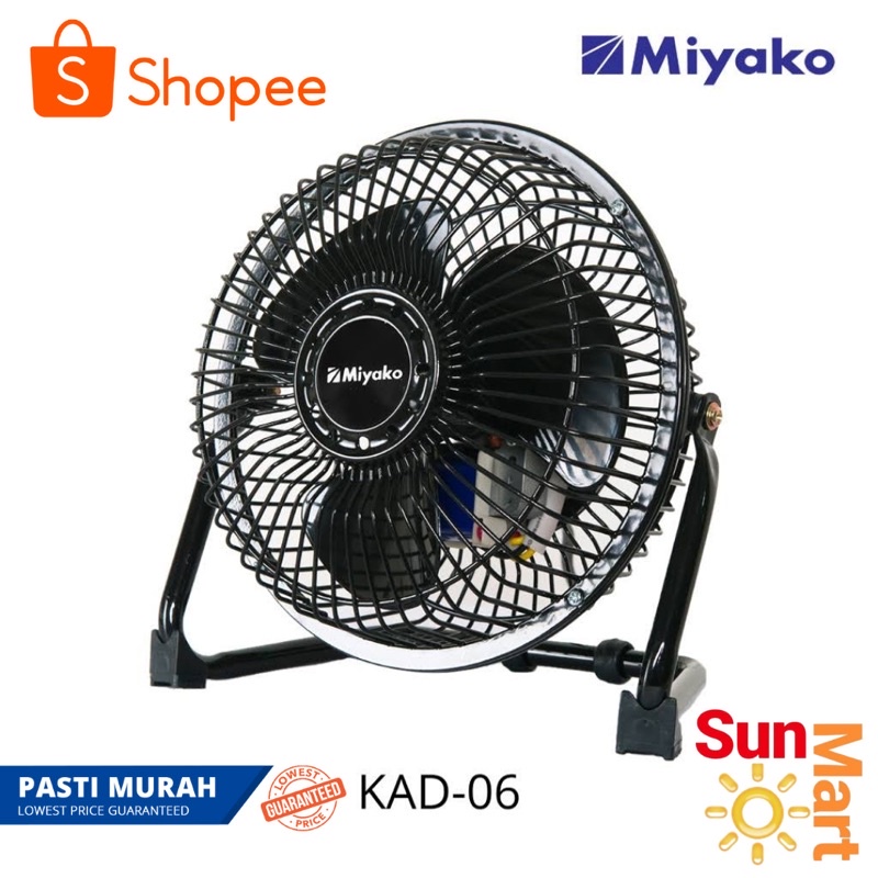 RESTOCK!!  Kipas Angin Miyako 15cm Desk Fan 6 Inch Miyako KAD 06