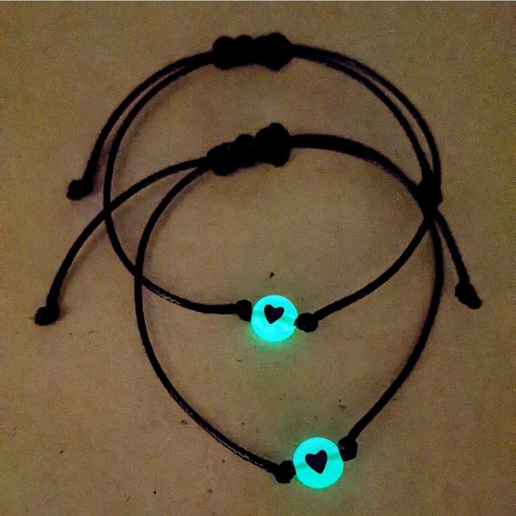 Gelang Tangan Glow In The Dark Couple Tali Korea Dapat Menyala Glove Series Nyamannya