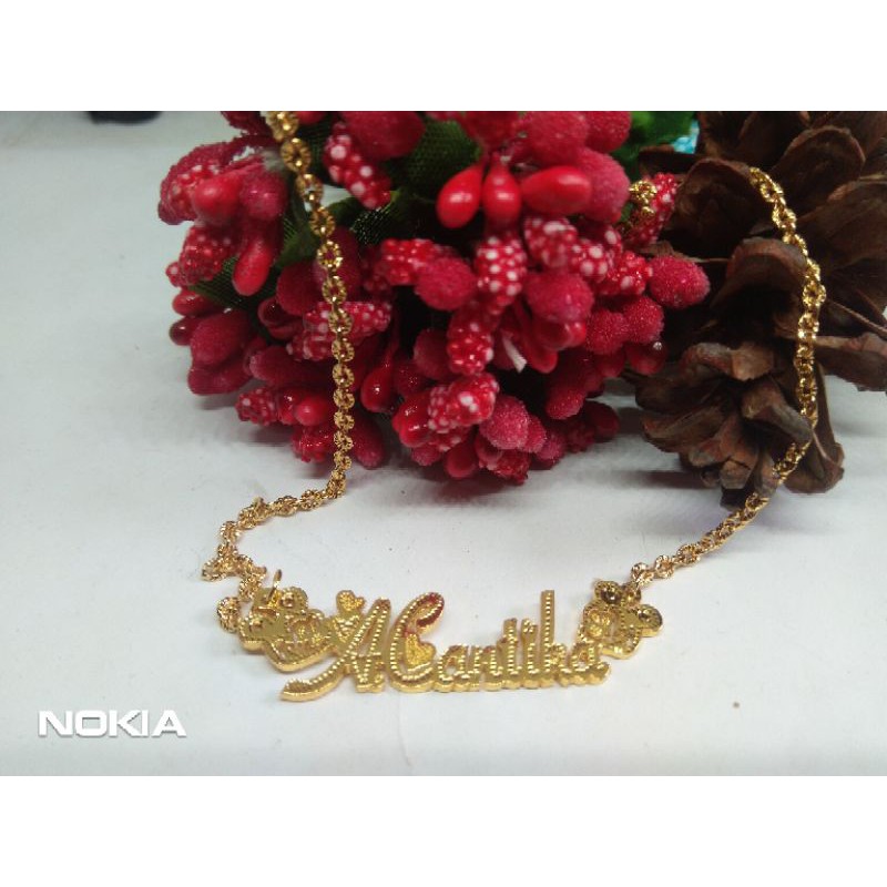 kalung nama miki mouse,kalung nama custom,kalung anak terlaris