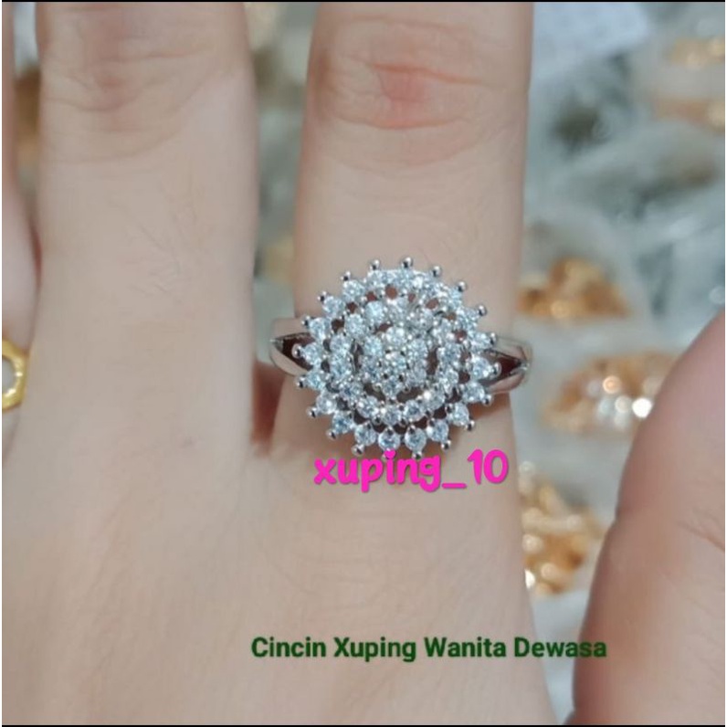 Cincin xuping wanita dewasa silver AC0855