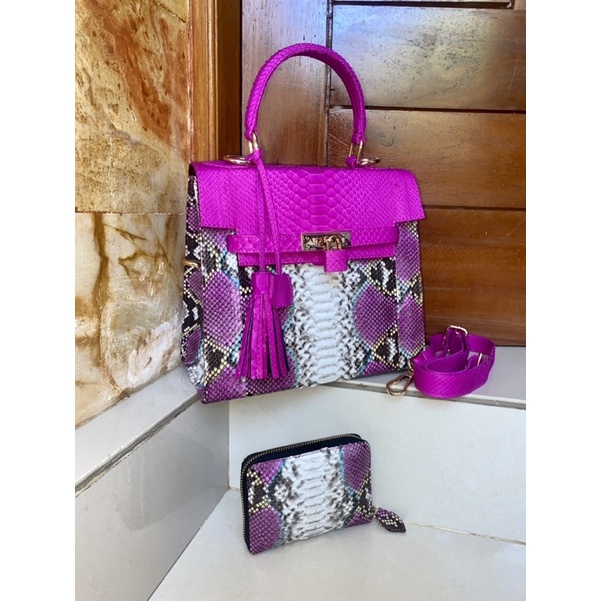 keli kulit ular python asli