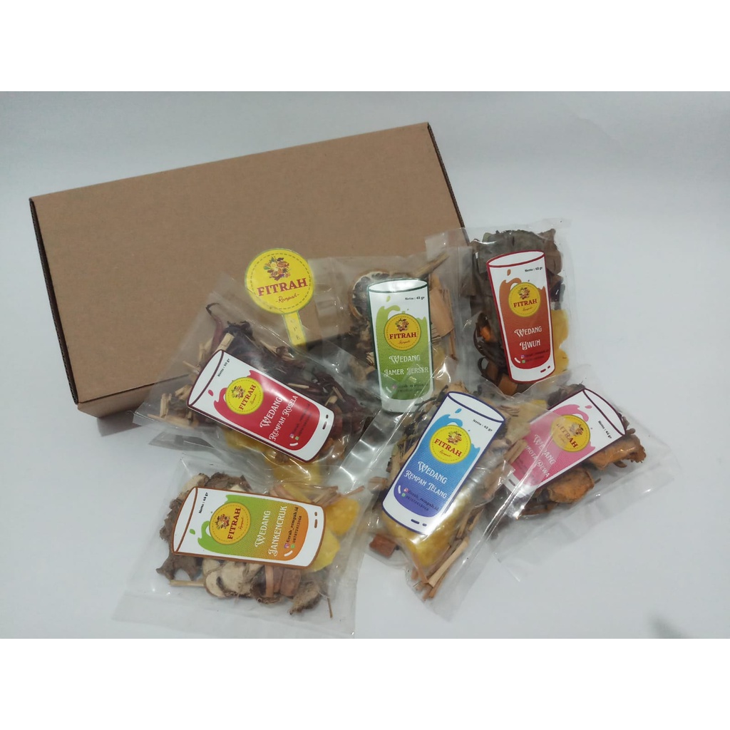 

paket komplit FITRAH REMPAH box {Wedang Rempah}