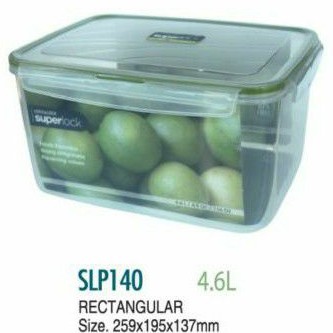 Lock n Lock Superlock Food Container 4.6L SLP140 SLP150 with handle wadah makanan murah