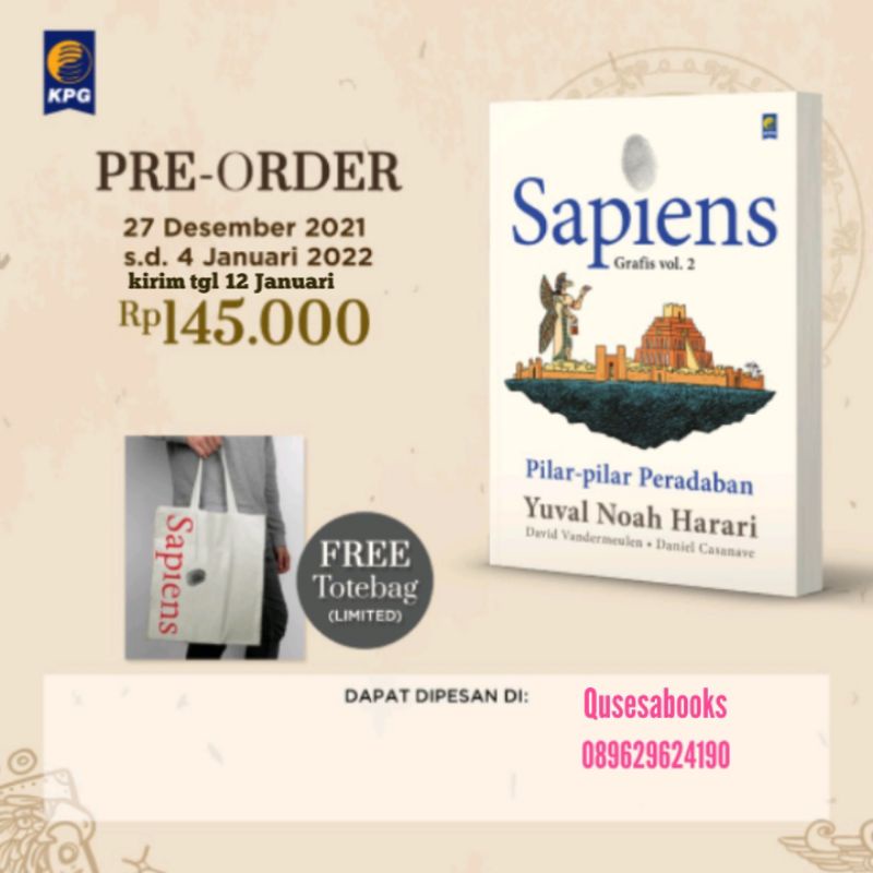 SAPIENS GRAFIS VOL. 1 & 2 - Kpg (original 100%)