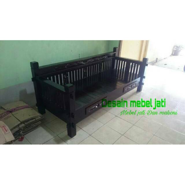 Bale Bale kayu jati minimalis