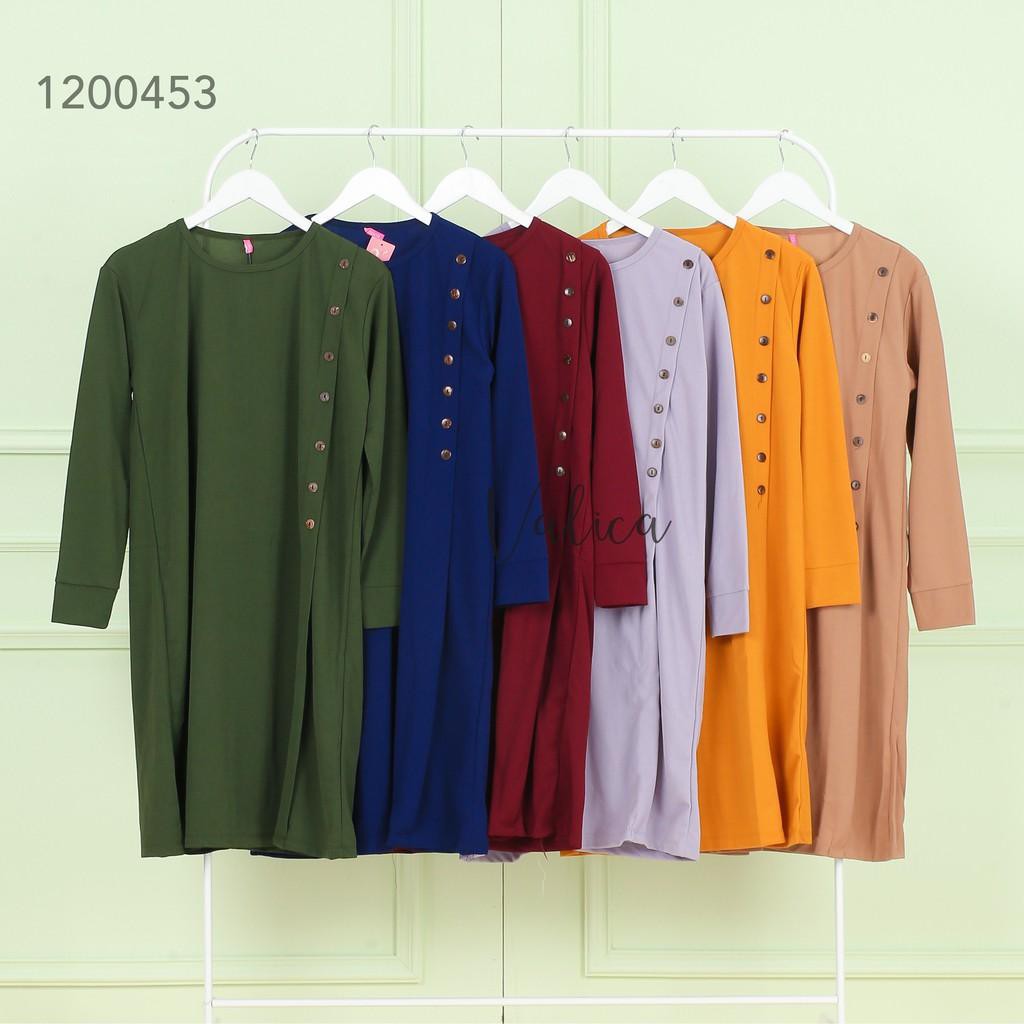 Kancing Wafel Velvet Puas Klep Evelyn Pasti - Best Tunik Tunic