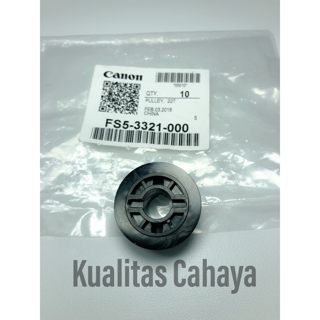 Gear Pulley 22T Mesin Fotokopi Canon IR 5000/6570/5075 FS5-3321-000 Original