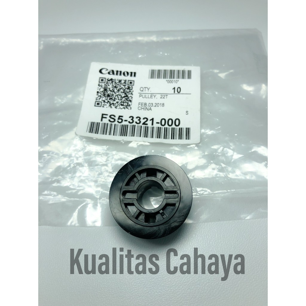 Gear Pulley 22T Mesin Fotokopi Canon IR 5000/6570/5075 FS5-3321-000 Original