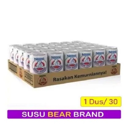 

Bear Brand Susu Beruang Murni Nestle 189G 1 Dus Isi 30 Pcs