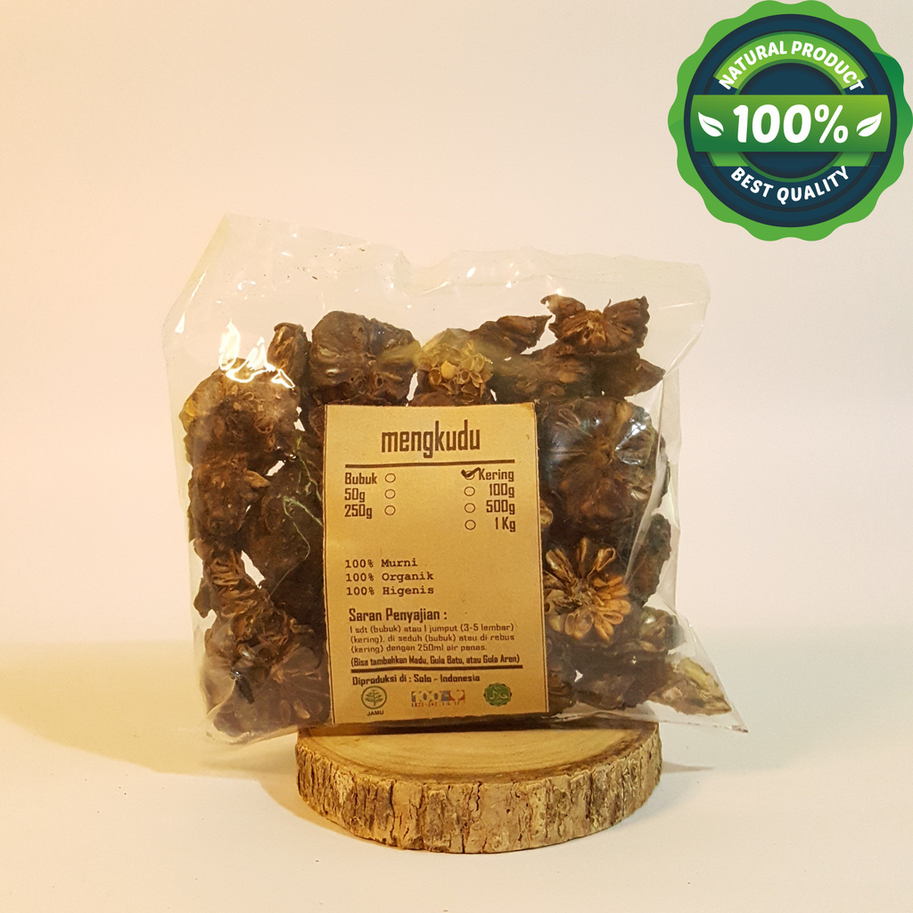 

MENGKUDU KERING 1 KG - Morinda Citrifolia - MURNI - JSR - REMPAH