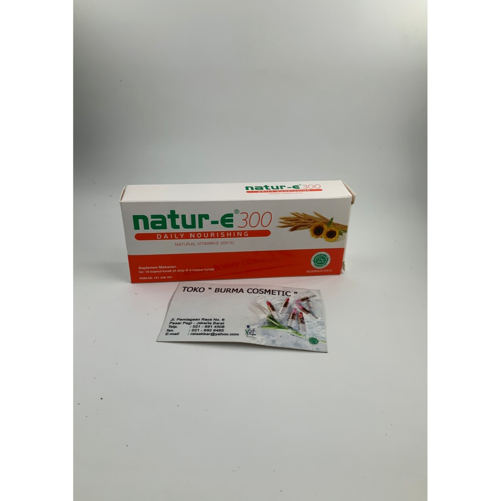 NATUR E DAILY NOURISHING NATURAL VITAMIN E 300 IU ISI 16 KAPSUL