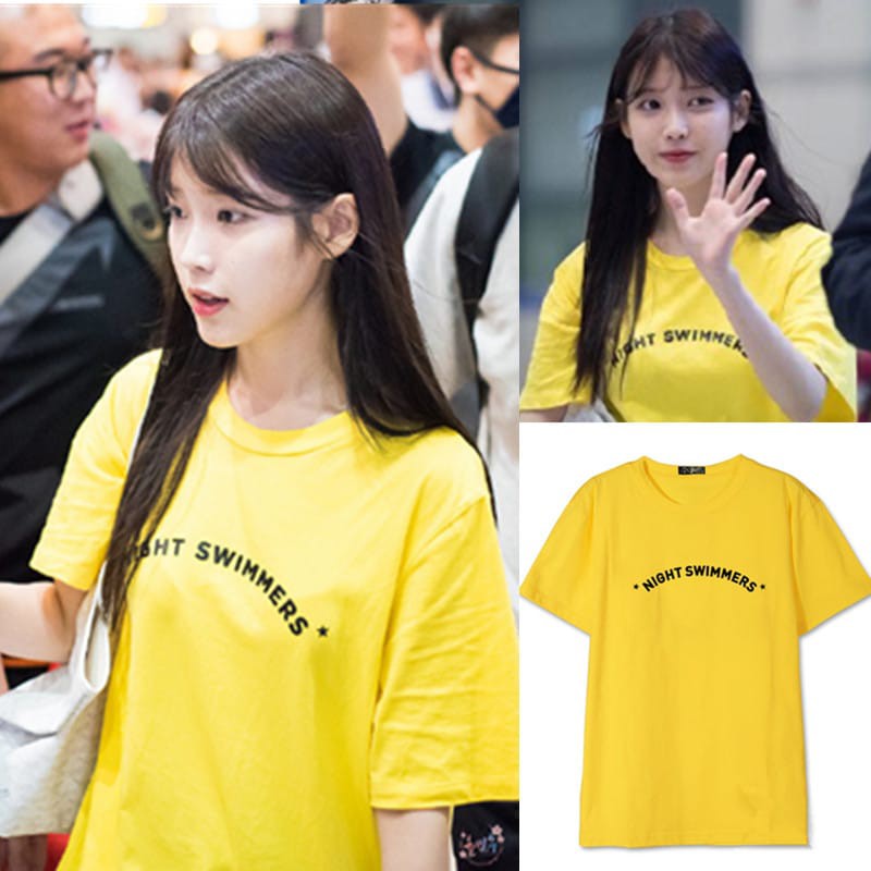 TSHIRT KAOS KPOP IU "NIGHT SWIMMERS"