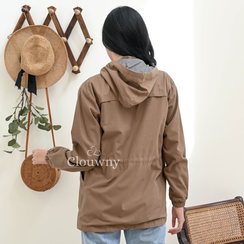 CLOUWNY - Denis Jacket Premium Canvas Twill Jaket Unisex Premium Canvas Outer-Mocca-L