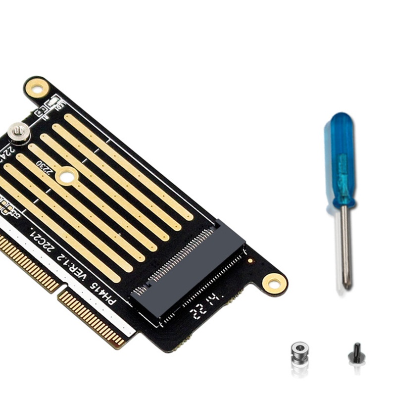 Btsg M2 NVMe SSD NGFF for Key for M to A1708 SSD Slot Adapter for Pro A1708 2017 2016 (Untuk Adaptor M.2 NVMe to A1708 SSD