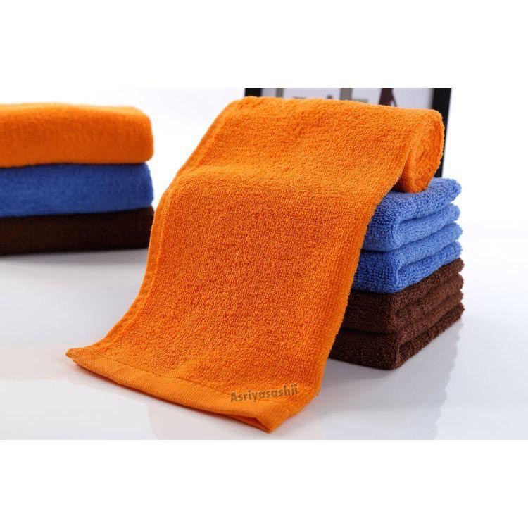 Handuk Wajah Leher Muka 35x70 Asriyasashii Cotton 100% Tebal Lembut Termurah Terlaris