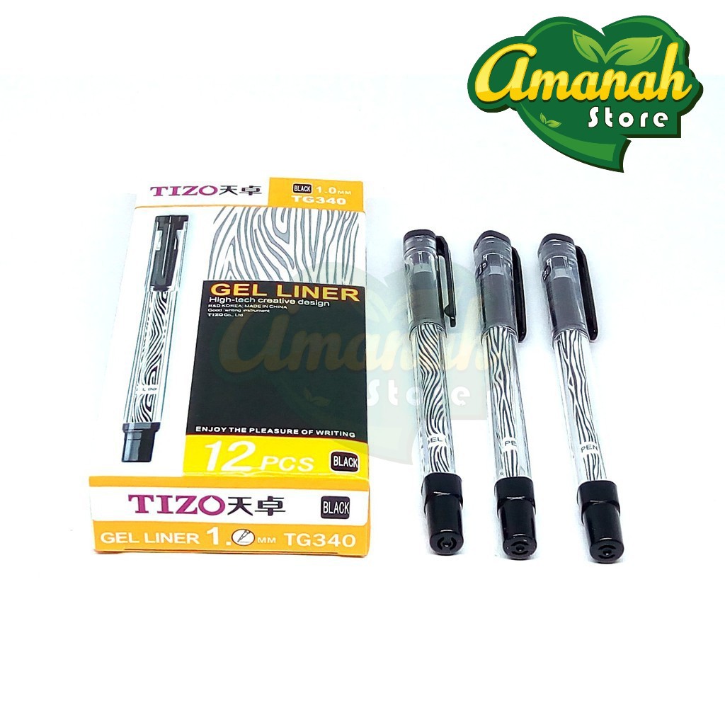 

PULPEN PENA BOLPOIN BOLPEN BALLPOINT GEL PEN GELPEN LINER TIZO TG 340 1.0mm