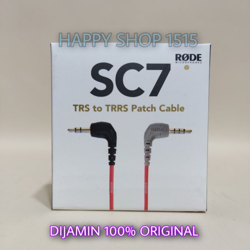 RODE SC7 TRS to TRRS Patch Cable /kabel adapter / adaptor