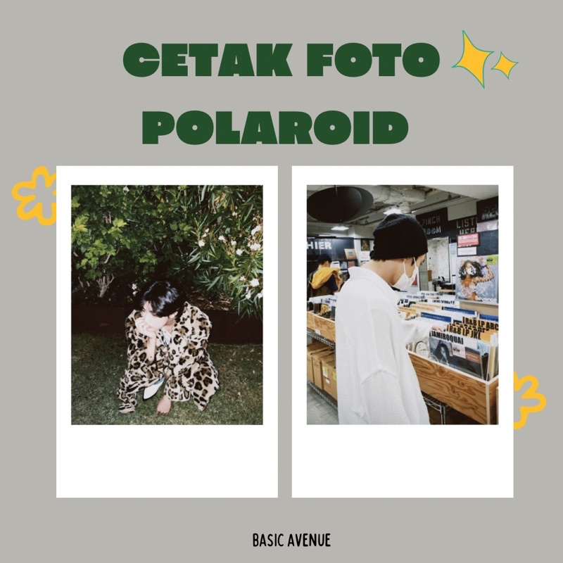 CETAK FOTO POLAROID MURAH PENGERJAAN CEPAT 