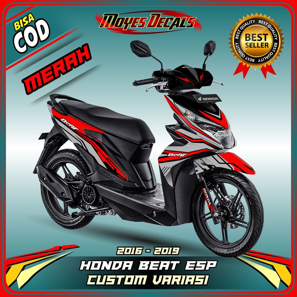 Decal Sticker Honda Beat street Fullbody 2017 2019-dekal Beat esp Fullbody
