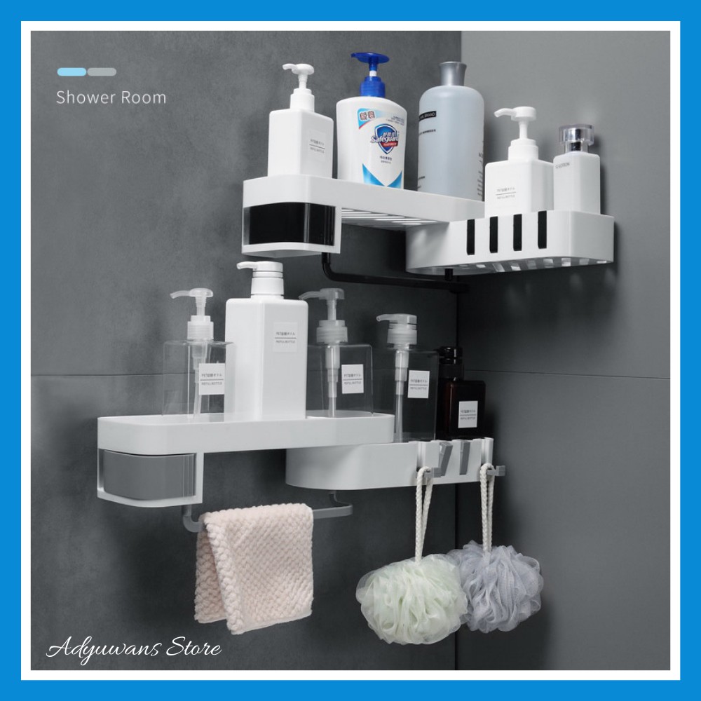Rak Kamar Mandi Sudut Putar Corner Shower Shopee Indonesia Rak Kamar Mandi Sudut Putar Corner Shower Shopee Indonesia