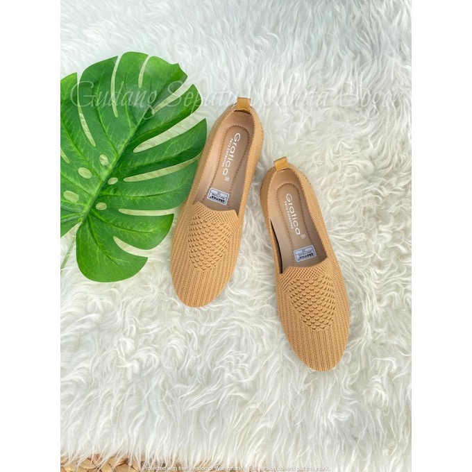 Gratica Sepatu Wanita Flat Shoes Rajut Jane DR 359