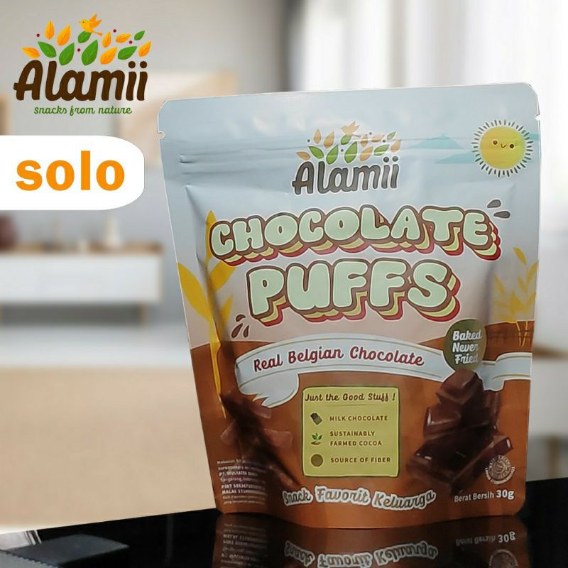 

Snack Alamii Chocolate Puffs 30gr