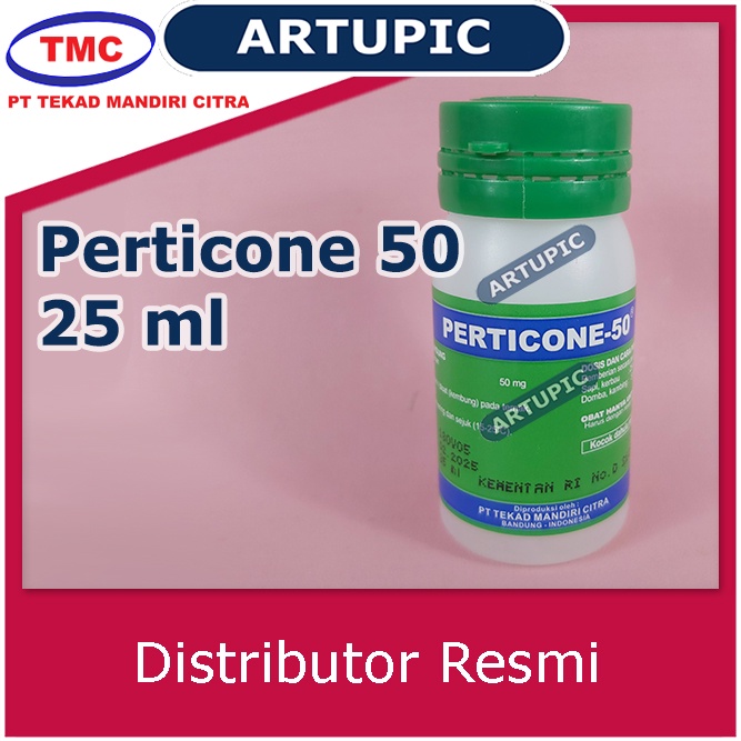 Perticone 50 25 ml pengganti Permethyl 5% Obat Kembung Hewan Anti Bloat Obat Lambung Gas Busa Sapi Kerbau Kambing Domba