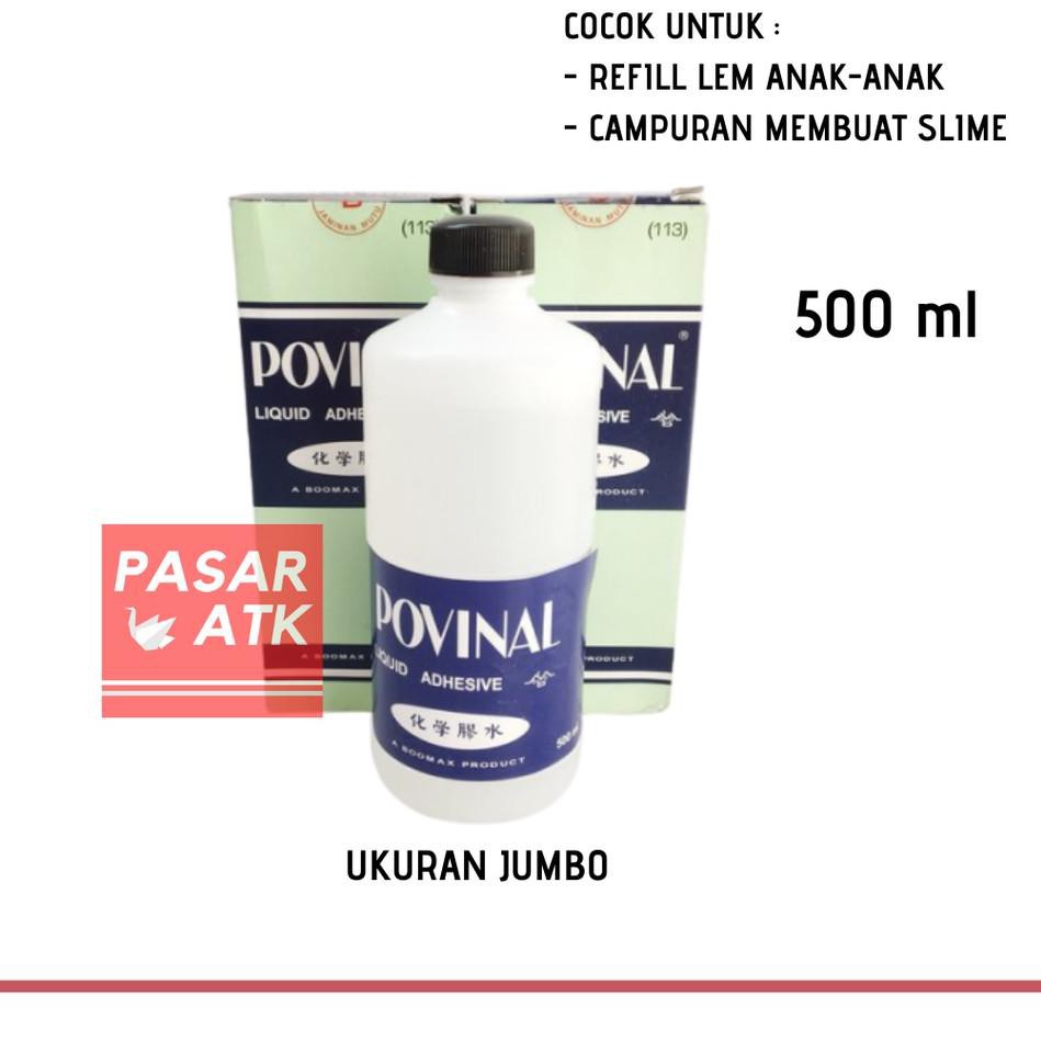 

IIC Lem Kertas Povinal ukuran jumbo - 500ml GIT