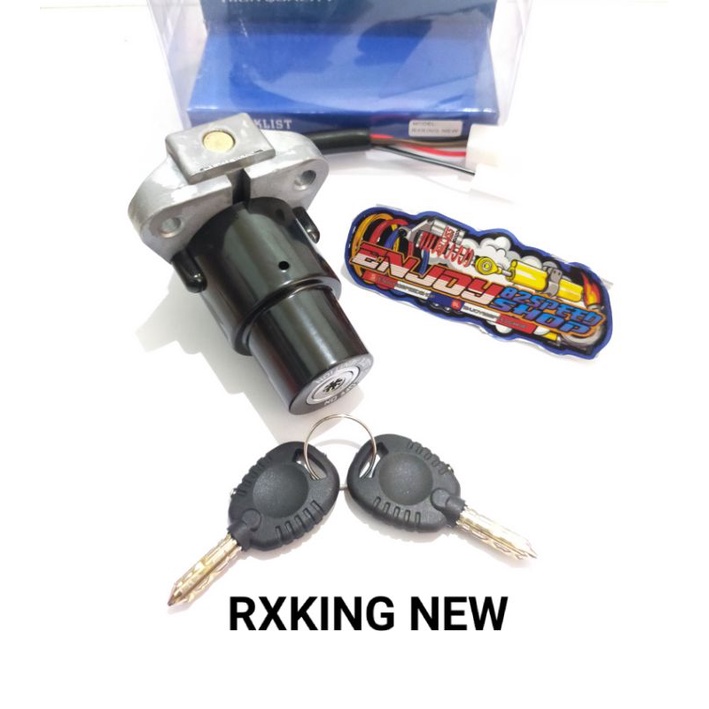 Kunci kontak motor Rxk Variasi Kembang black list Rx King Rxking new anti jebol anti maling