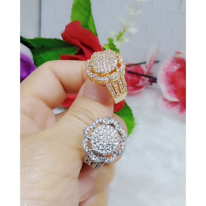 Cincin xuping permata full A0001-0003