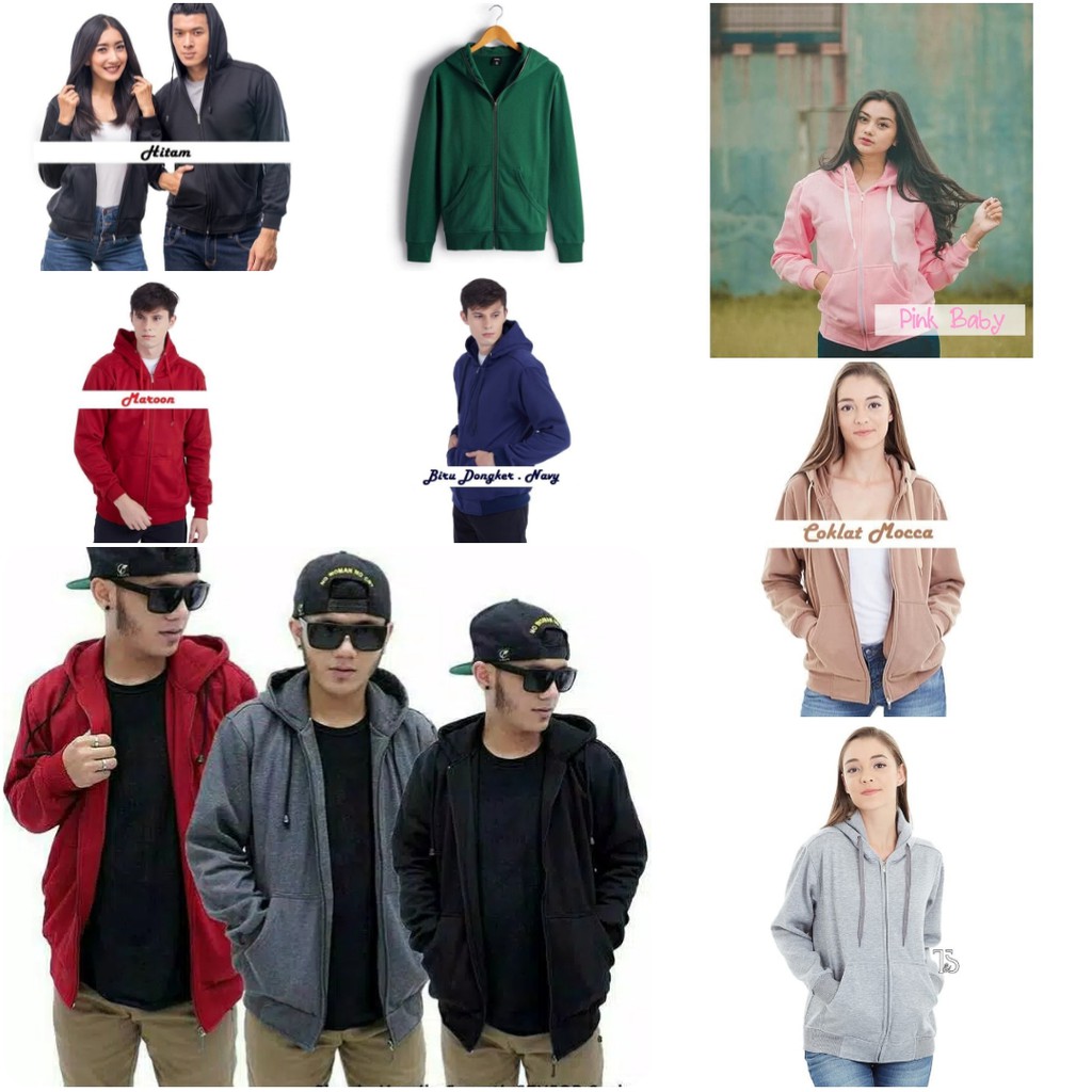 JAKET POLOS XXL / SWEATER JUMBO BIGSIZE / BASIC HOODIE SWEATER / HOODIE ZIPPER POLOS