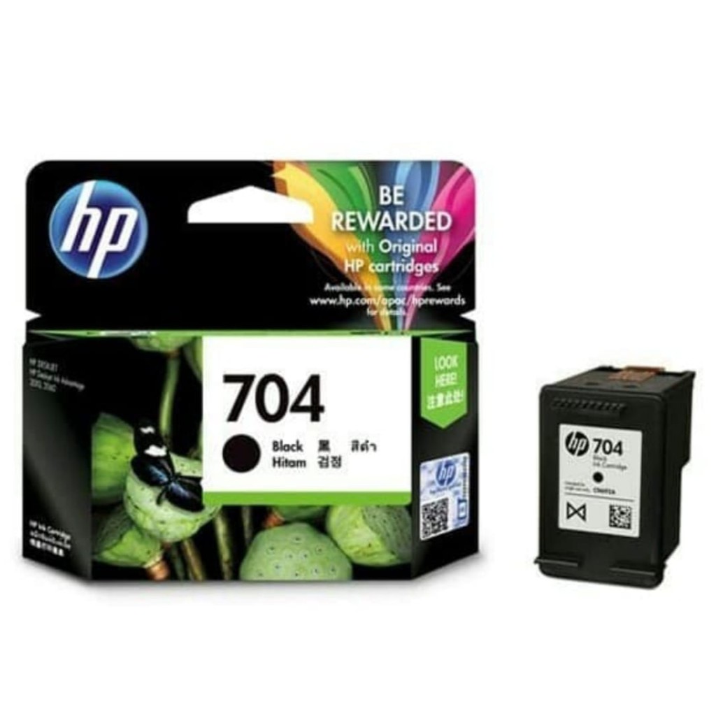 TINTA CARTRIDGE HP704 BLACK ORIGINAL