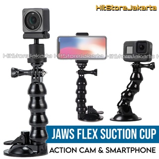 Action Cam Jaws Flex Suction Cup Handphone Flexible Suction Cup GoPro YI Insta360 Gooseneck Suction Cup