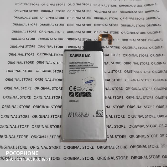 DISKON BATRE SAMSUNG S6 EDGE G925 ORIGINAL BATERAI SAMSUNG S6 EDGE G925