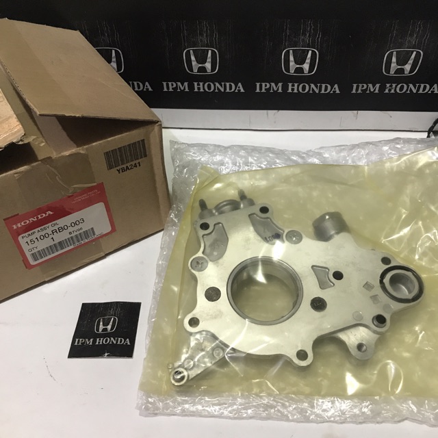 15100 RB0 Pompa Oli Oil Pump Honda Jazz S Rs GE8 GK5 City GM2 IVTEC GM6 Mobilio Brv Brio HRV 1.5 1500cc Freed  Original Honda Genuine Parts