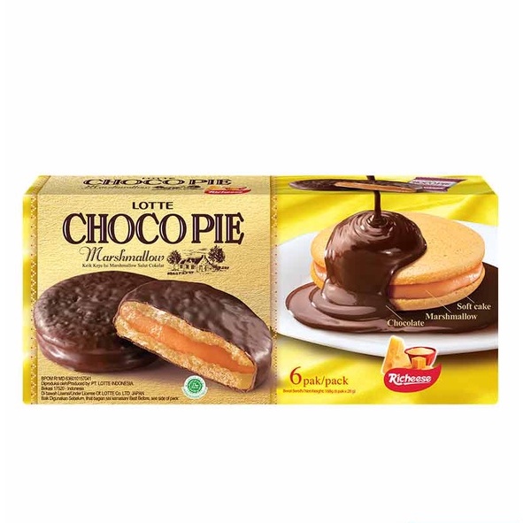 

Lotte Choco Pie Marsmallow Cheese 168G (isi 6 sachets)