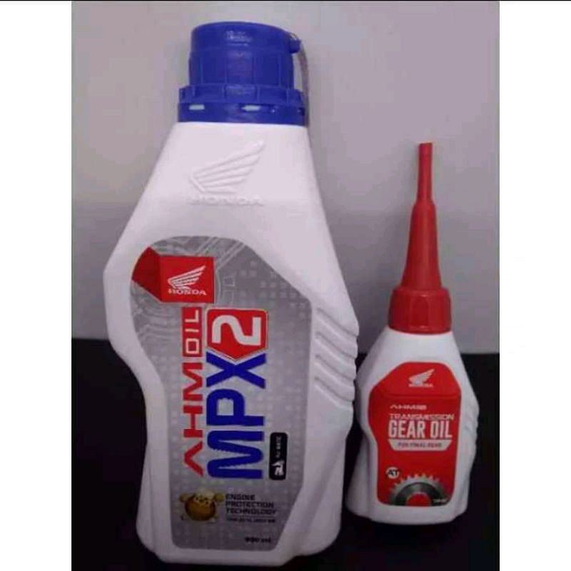 PAKET GANTI OLI MPX 2 + OLI GARDAN ORIGINAL TERMURAH