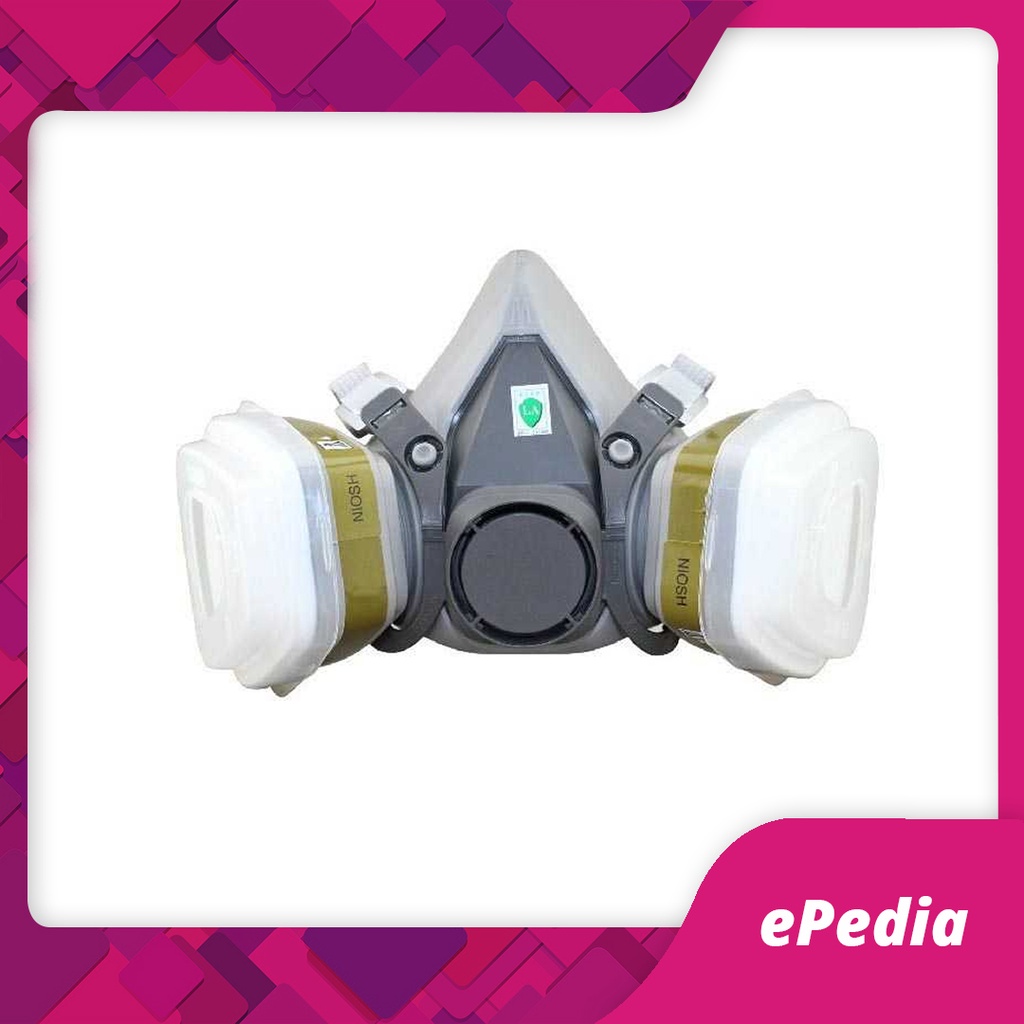 Masker Gas Respirator / Safety Mask - 6200