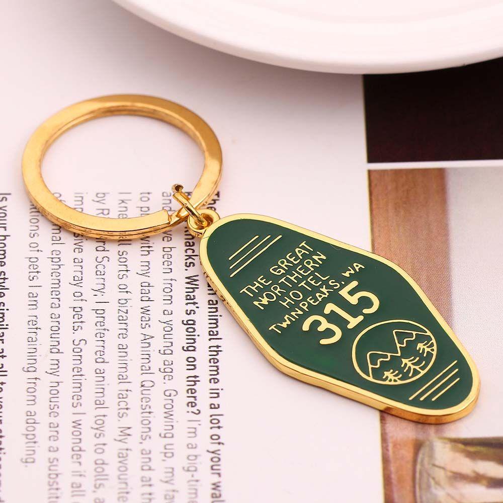 Lanfy The Great Northern Hotel Fans Gift The Overlook Gantungan Kunci Hotel Ker Ring TV Show Kamar Hotel237 Keyring