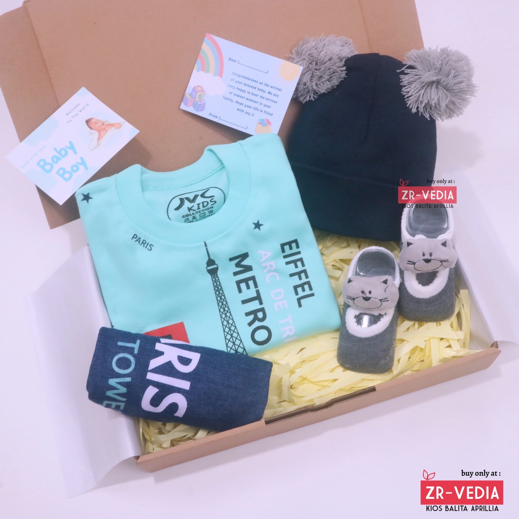 [GALASKY] Hampers Set Baby Boy 3-24 Month / Kado Lahiran Hadiah Bayi Laki-Laki Bulan New Born Gift Setel