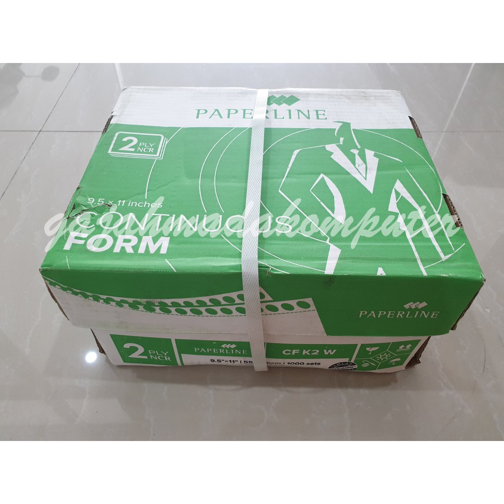 

Continuous form Paperline 9,5 x 11 2ply rangkap 2 CF K2 W UTUH