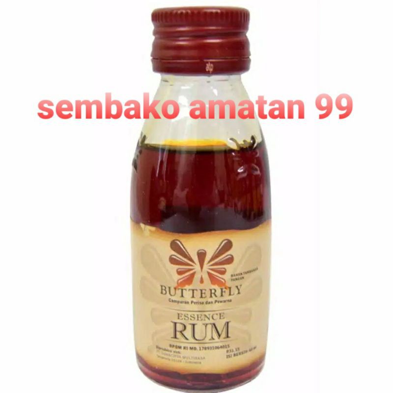 Rum Essence Butterfly 60ml Koepoe Koepoe