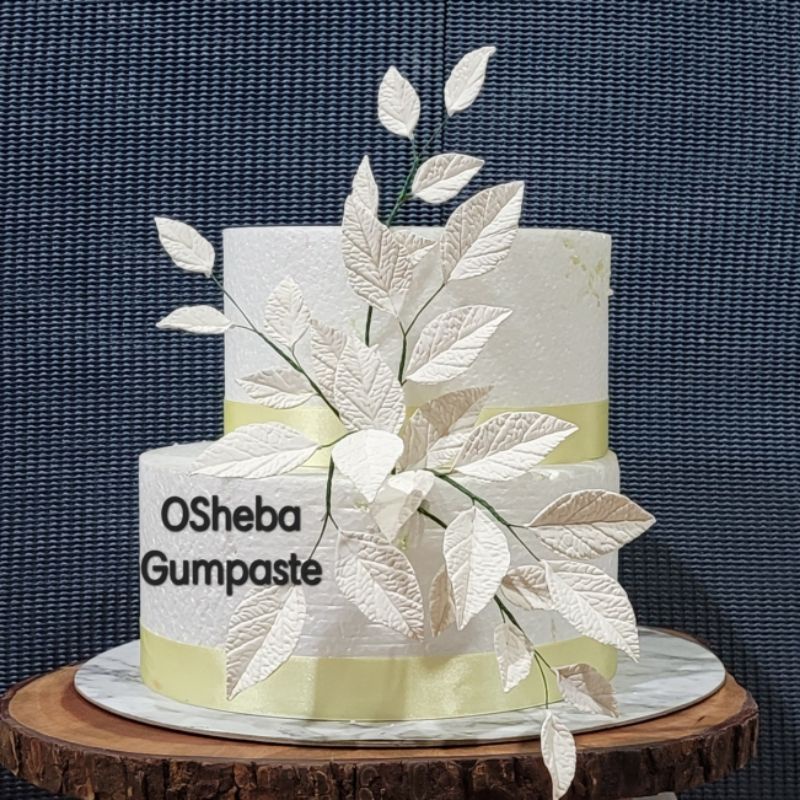 

[osheba] gumpaste daun DHS 33 set