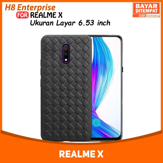 Soft Case Oppo Realme X Casing Cover HP Original Premium Woven Silicone