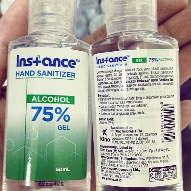 Instance hand sanitizer 50 ml