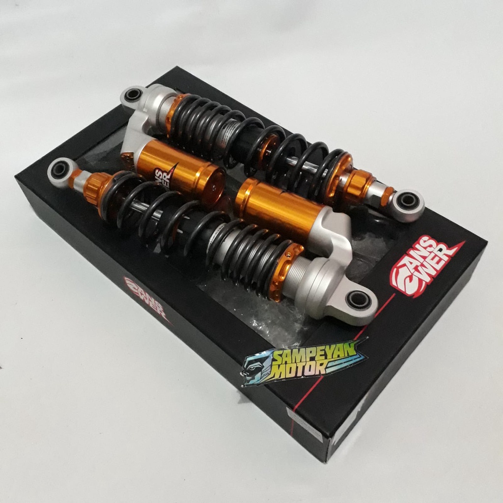 Sok Shock Skok Belakang Answer Tabung Atas 340mm Grey