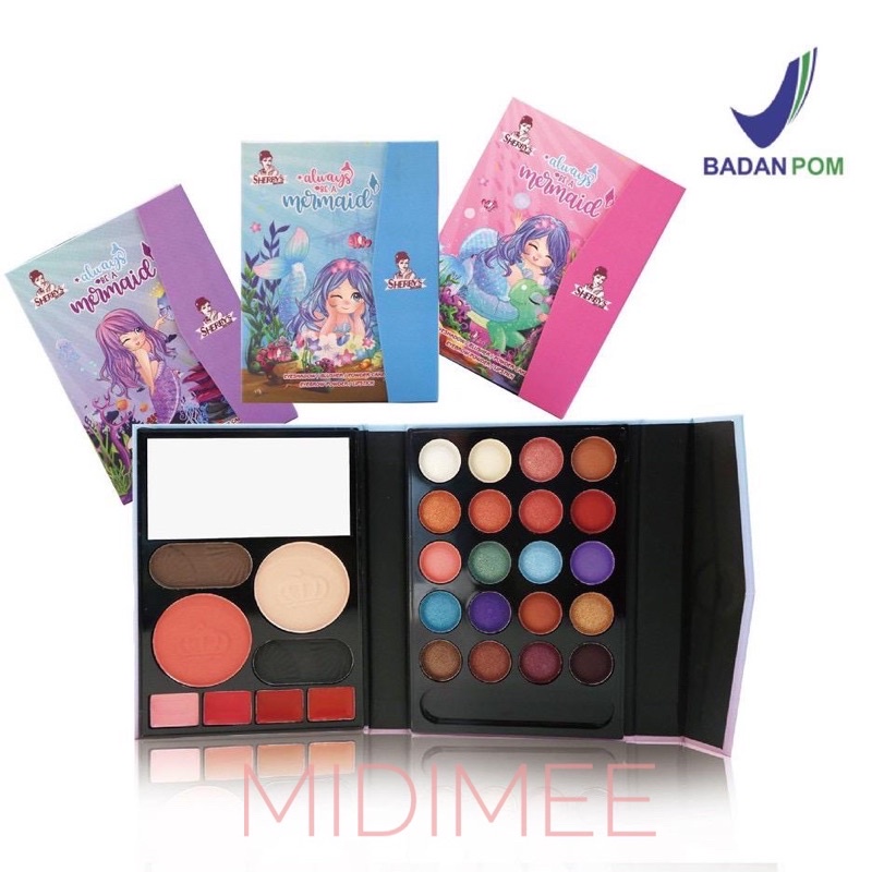 [BPOM] SHERBY Make Up Pallete bentuk Dompet Brilliant Series