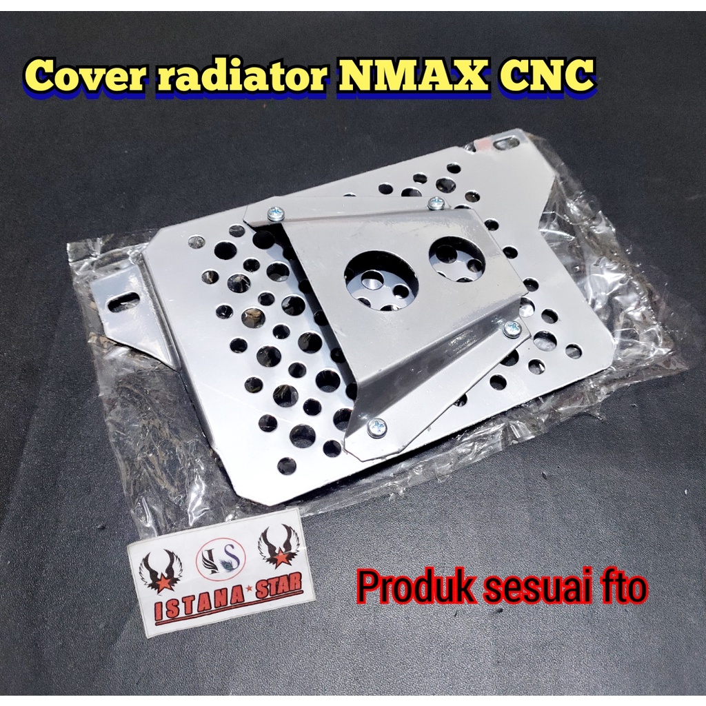 COVER RADIATOR ALUMINIUM YAMAHA NMAX NEW NMAX OLD AEROX LEXI TUTUP COVER RADIATOR AIR SCOP SCOPE PLUS BAUT DAN BOSHING PNP