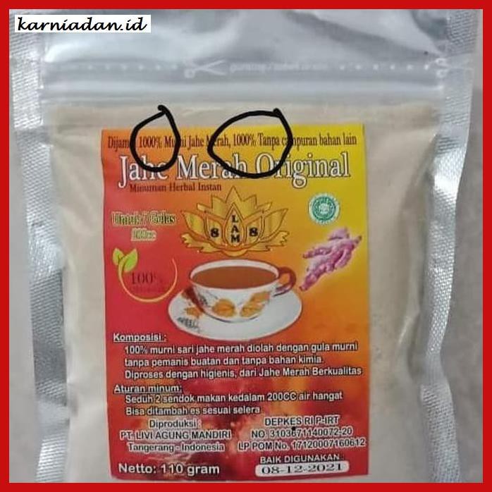 

lanoisidartdrink- jahe merah asli 100% shashet 100gr asli -asliii-bngittt.